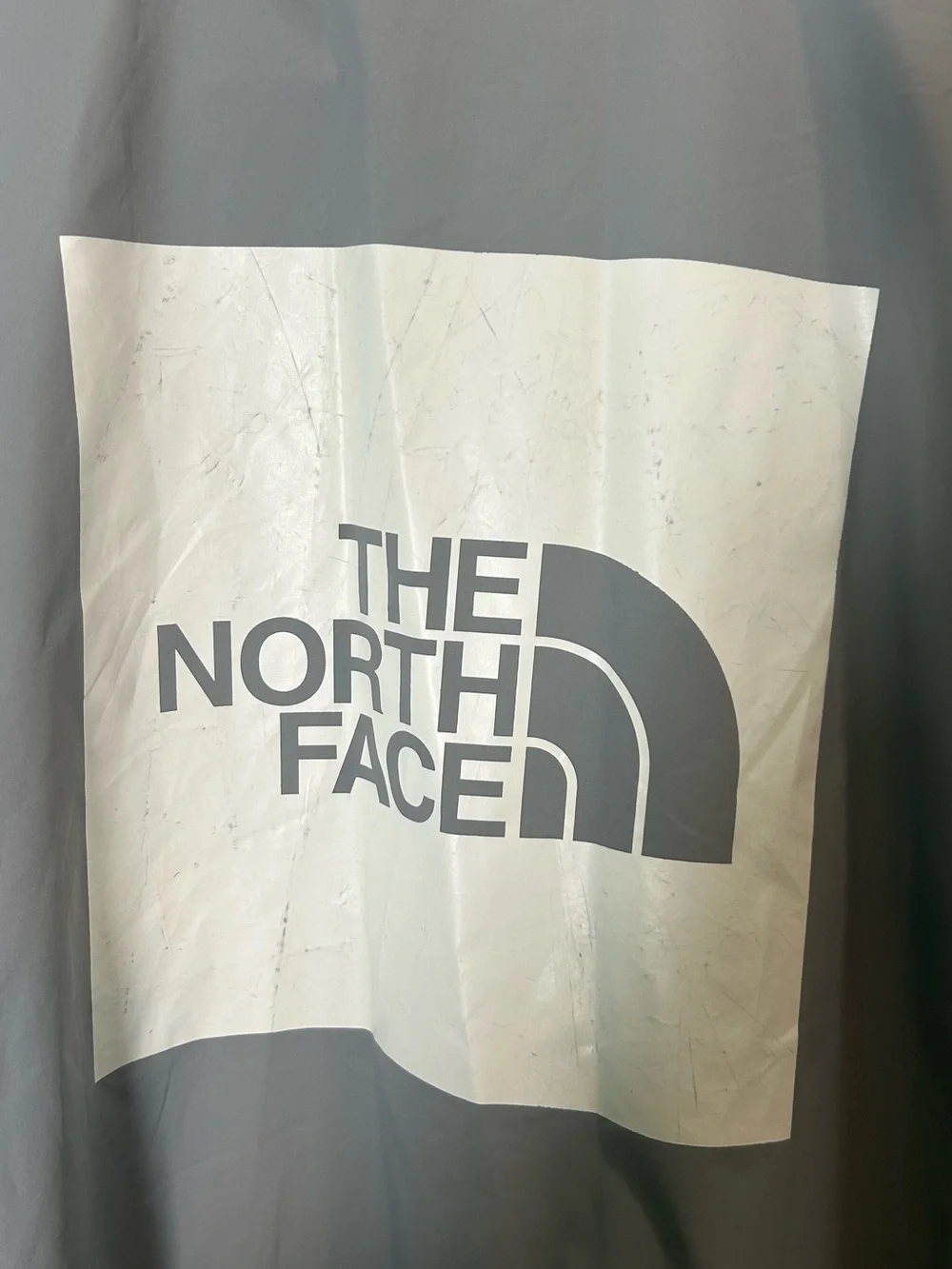 The North Face Limited Edition Coaches Jacket Snap Gray White Windwall Sz M